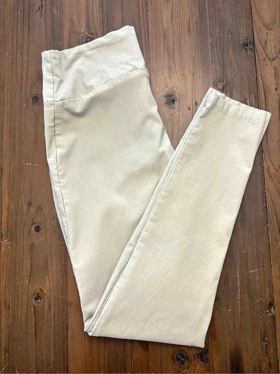 Hybrid Company Pants - Hybrid & Company Khaki Beige Pull On Skinny Pants Size L